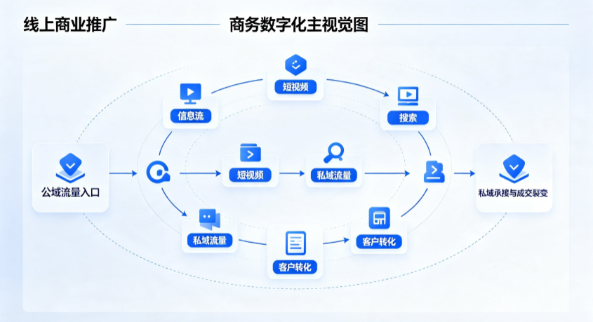 唐山线上商业推广怎么做？全域流量闭环搭建与低成本转化实战指南